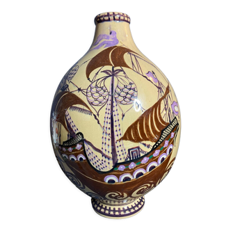 Henri Delcourt vase