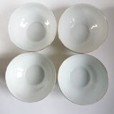 Set 4 bowls golden palms