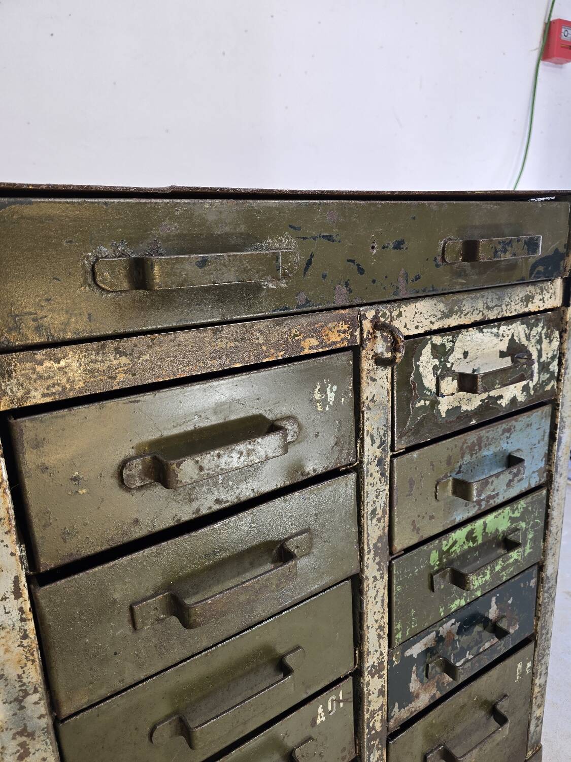 French army trade furniture with drawers