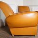 Pair of club chairs in skai 1960