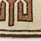 Beige Brown Oriental Persian Runner Rug, 88x351Cm