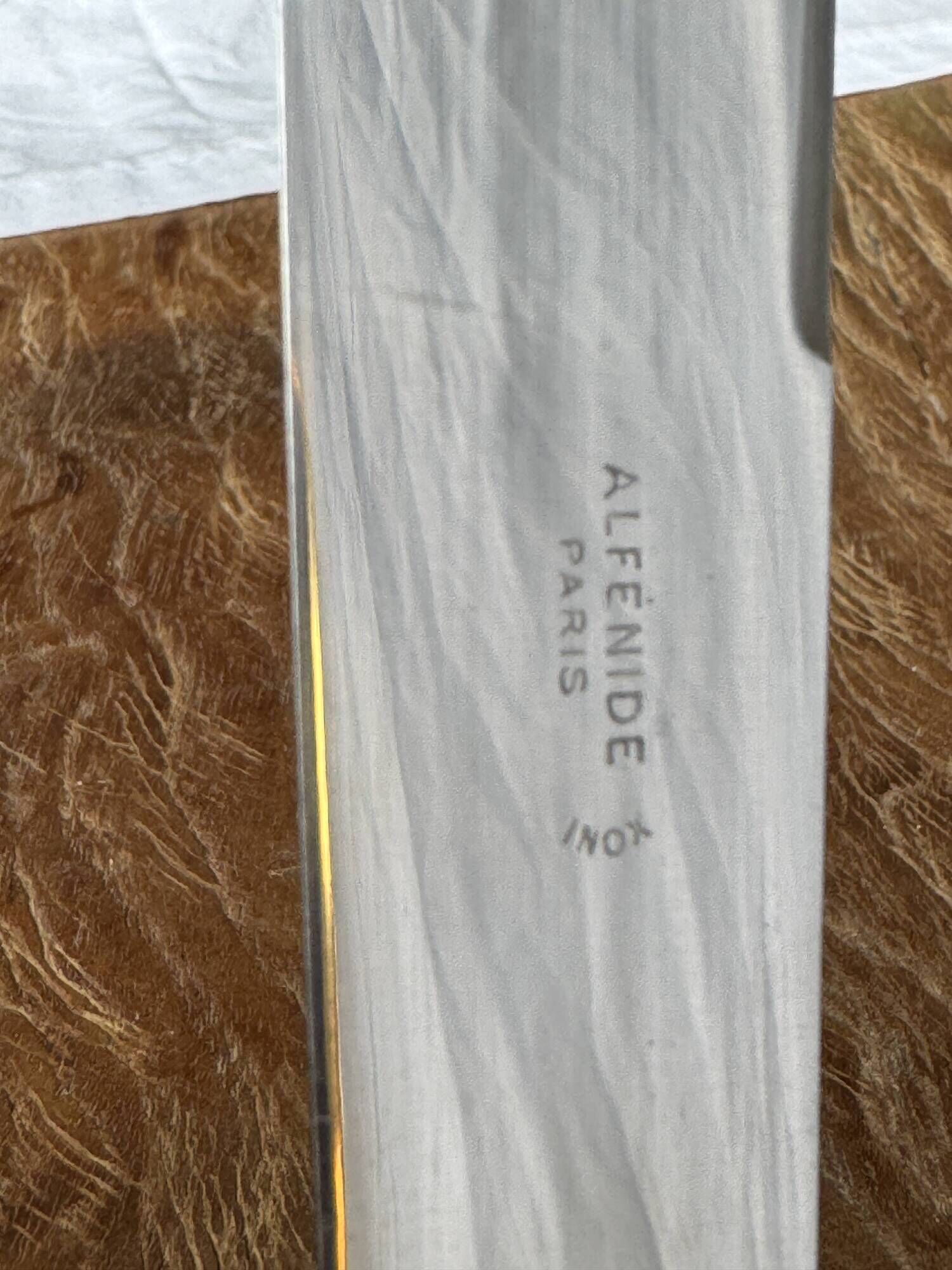Alfénide cutting service consisting of a fork and a knife L27