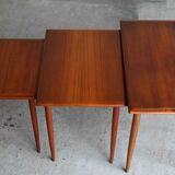Set of 3 nesting tables, Danish design