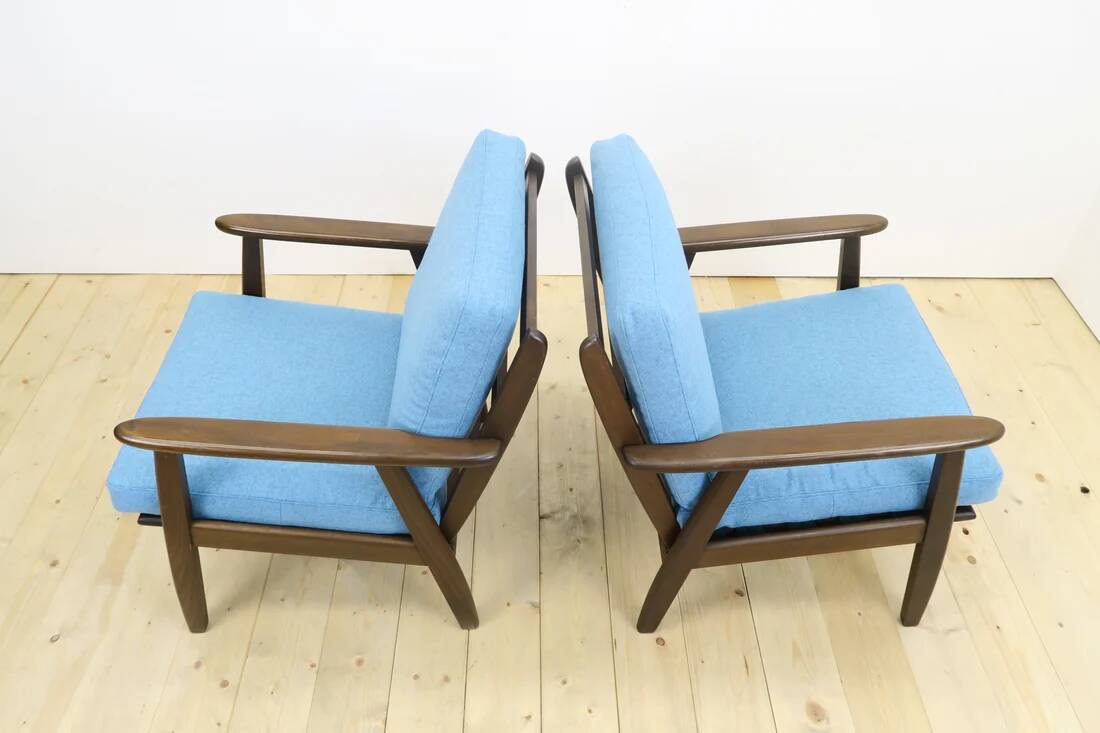 Paire de fauteuils en teck, Danemark 1960