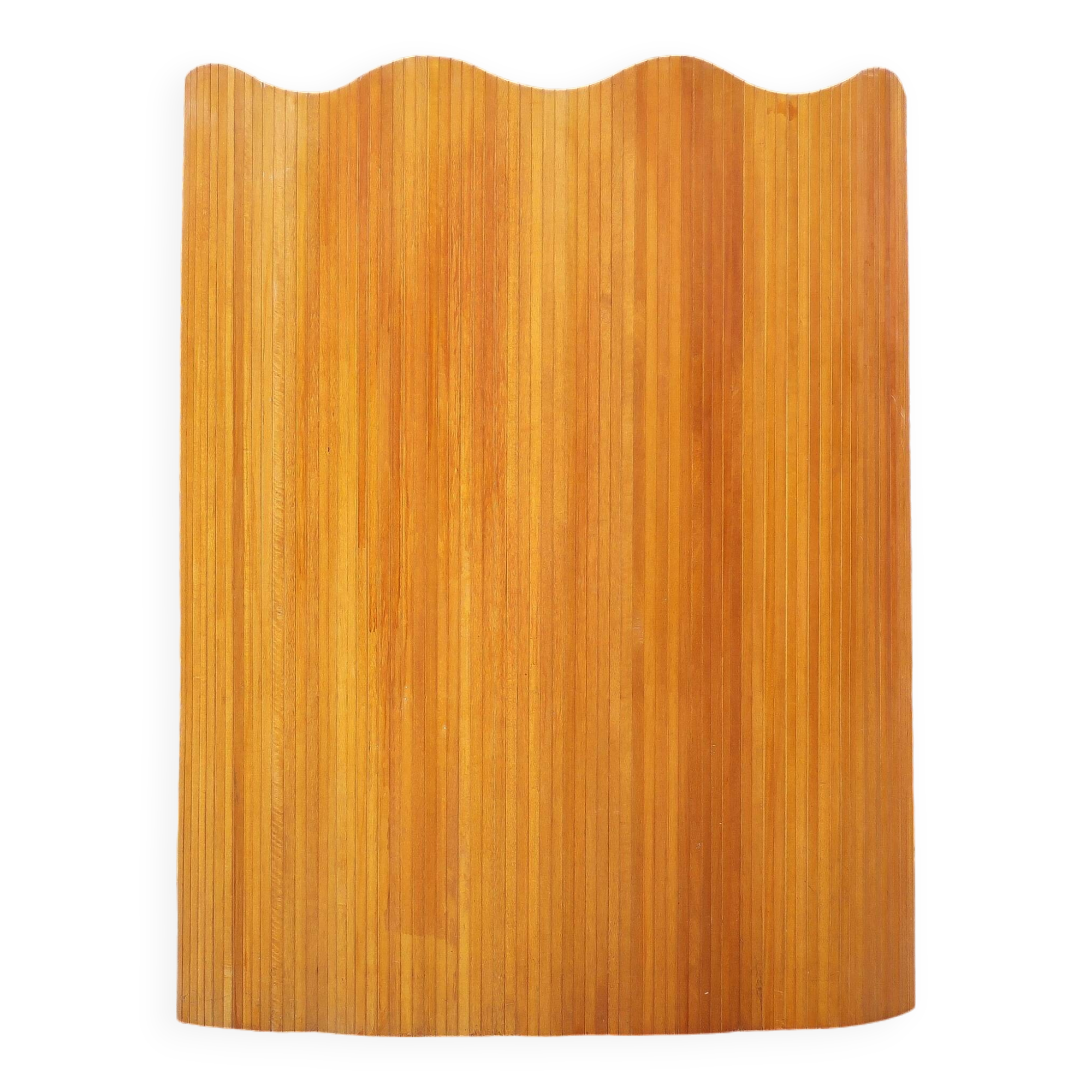 Vintage screen, large wooden screen Manufrance, wooden partition, screen, interior decoration
