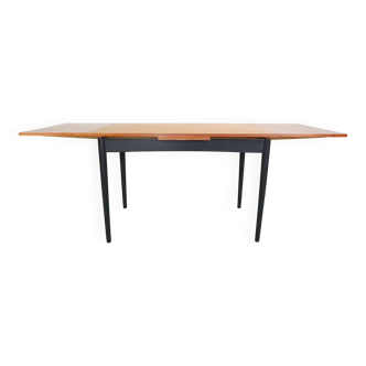 Mid- Century Modern Teak Extendable Dinning Table By Pastoe, 1960's Dutch Design