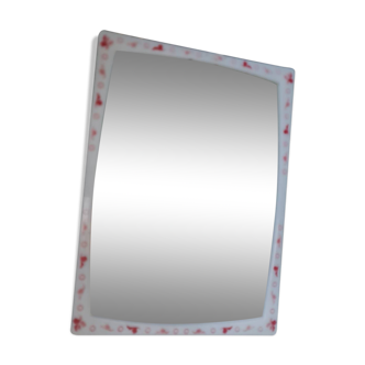 Rectangular plastic mirror