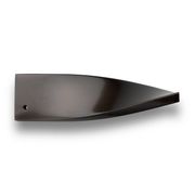 Contemporary kitchen stool Organic Black steel and navy blue leather