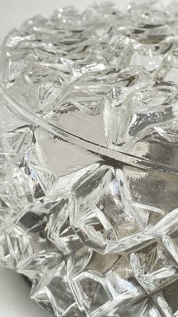 APPLIQUE Semi-Crystal Ceiling Light 1950s