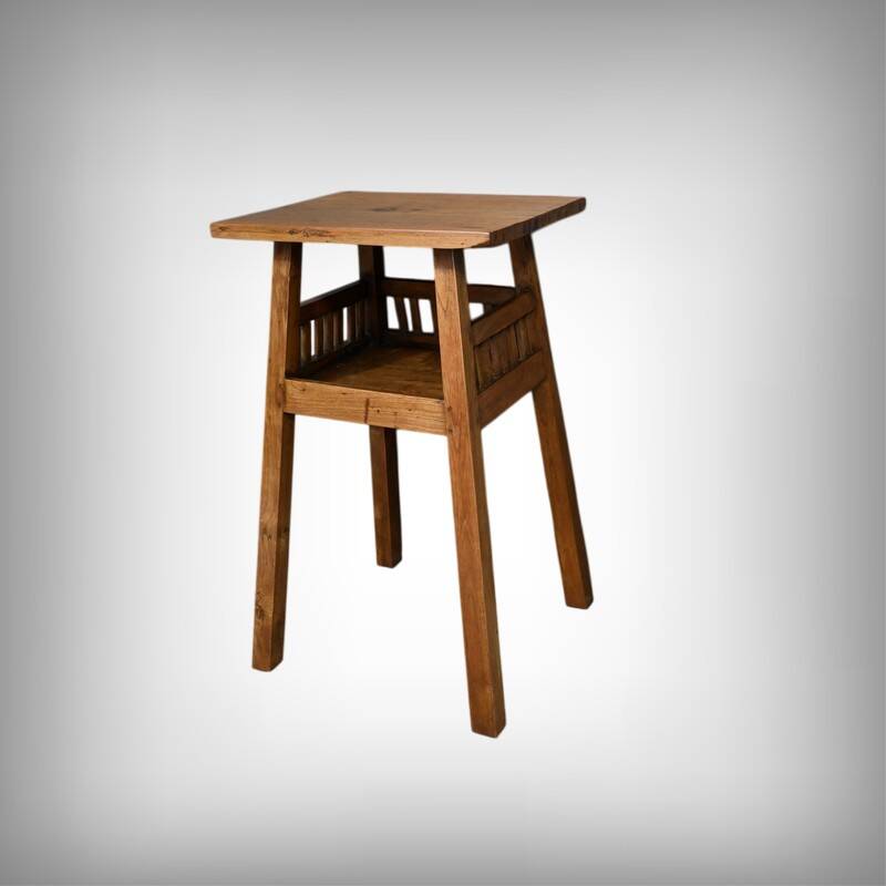 Walnut Sculptor's Stand – 19th Century