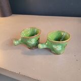 Pair of ceramic coffee cups