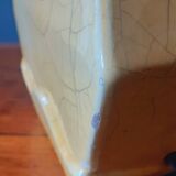 Vintage 50s cracked ceramic lamp