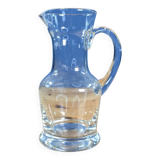 Small crystal carafe pitcher with handle 16cm