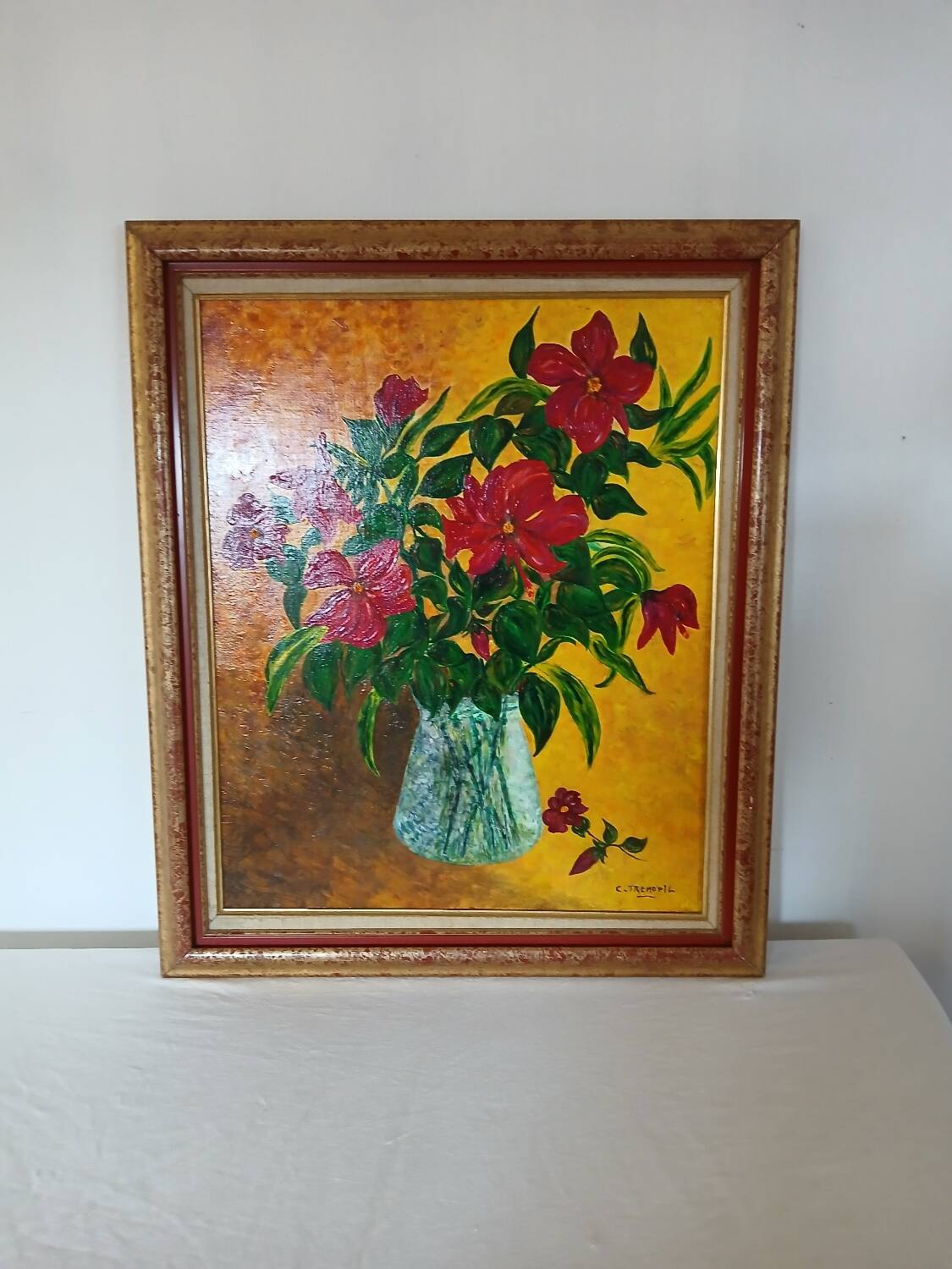 Oil on canvas - bouquet