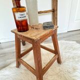 Old wooden painter's stool