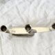 Art Deco solid silver candle holder