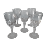 Chissed wine glasses