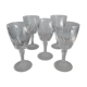 Verres à vin ciselé