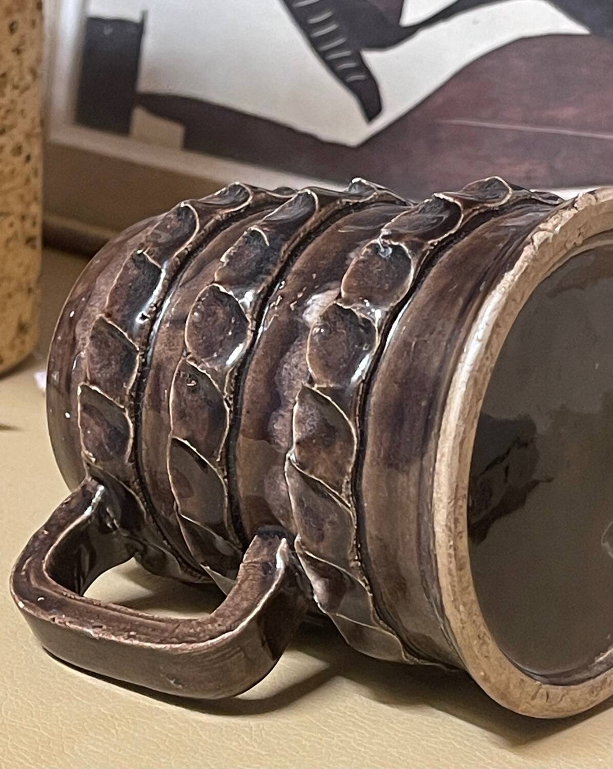 Accolay stoneware cup.