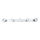 Coat rack 5 hooks aluminum of the 50s