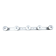 Coat rack 5 hooks aluminum of the 50s