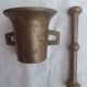 Vintage mortar and pestle