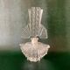 Art Deco perfume bottle in bohemian crystal engraved 1930