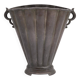 Vase sculptural en Diskometal par Just Andersen, années 1930 / Grâce danoise / Art Déco