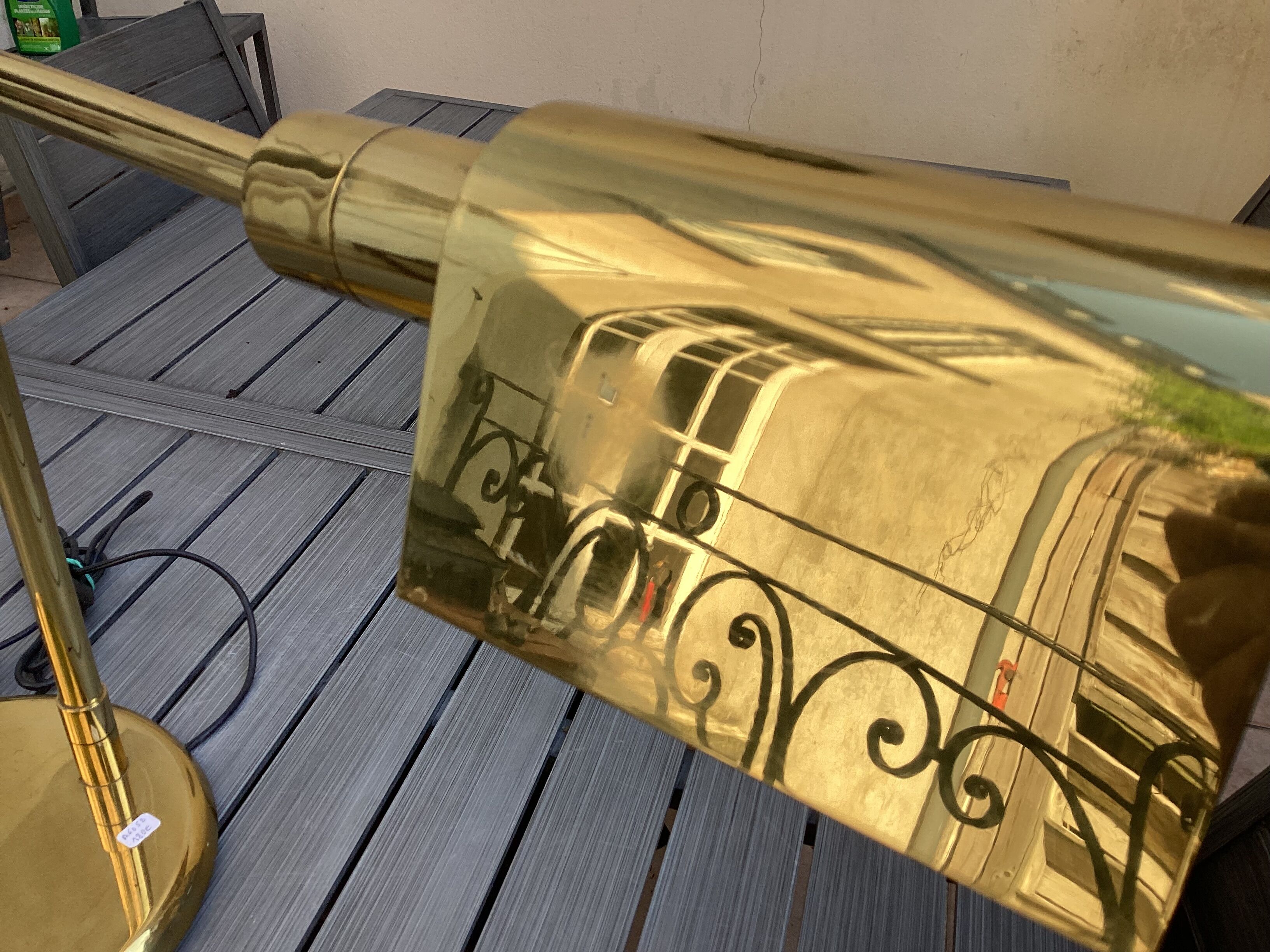 70s desk lamp, Metalarte style, vintage