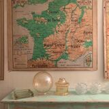 Map France reliefs du sol