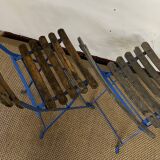 Set of 4 folding chairs guinguette