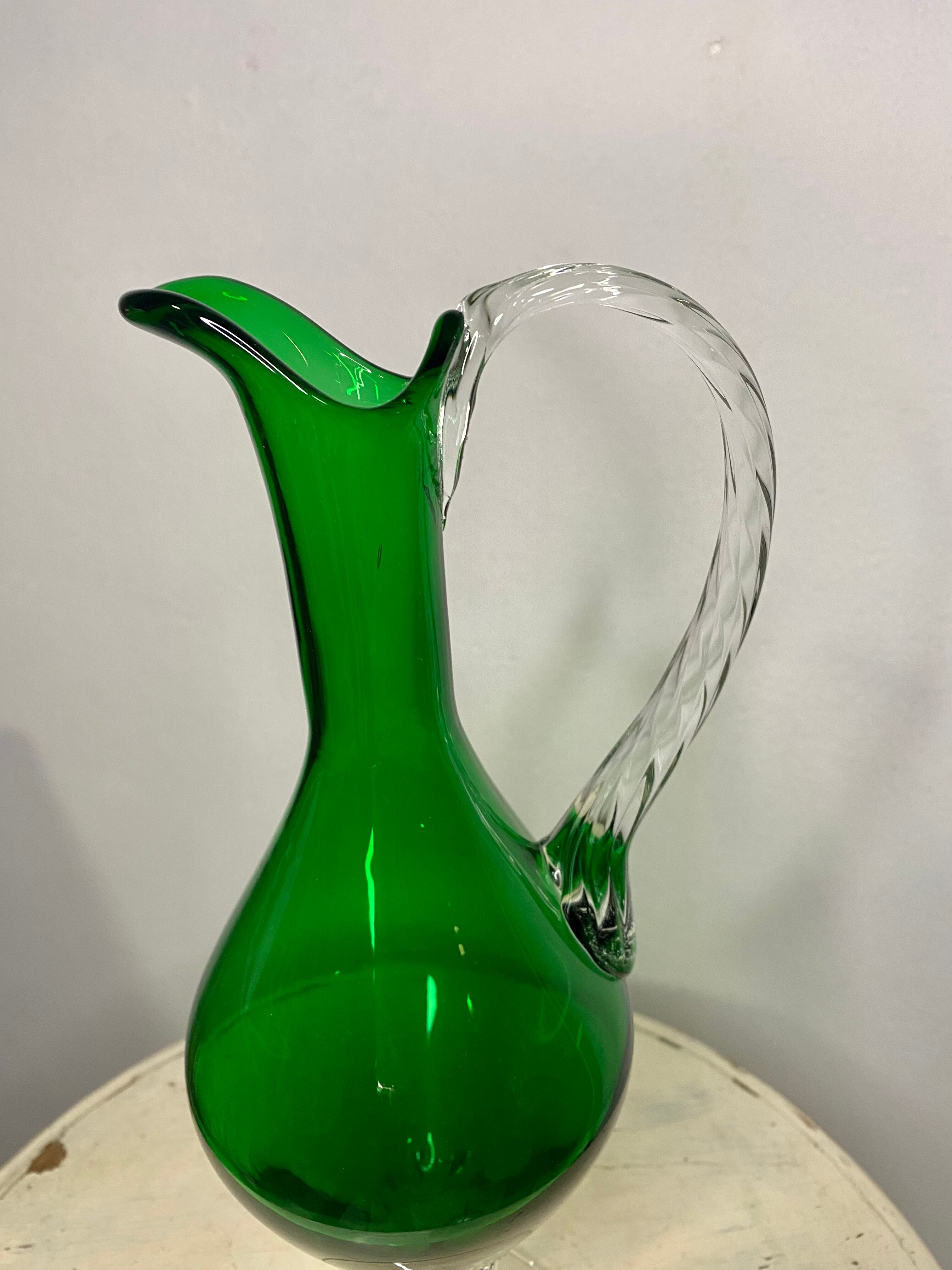 Green vase