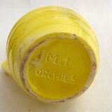 Art Deco pitcher from the 1950s in Orchies earthenware.