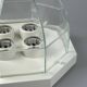 60s 70s ceiling lamp Glashütte Limburg Germany Plafoniere glass & metal