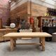 Oak farmhouse table
