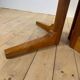 Table à manger rond extensible en teck, Danemark 1960