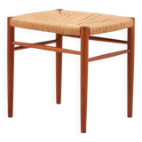 Teak stool „Mod. 316“ by Peter Hvidt & Orla Molgaard-Nielsen for Søborg
