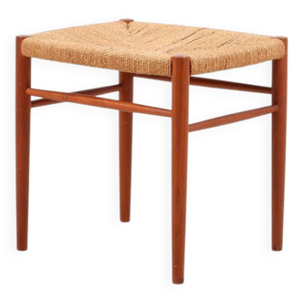 Teak stool „Mod. 316“ by Peter Hvidt & Orla Molgaard-Nielsen for Søborg