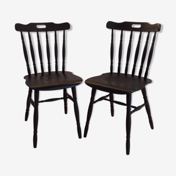 Paire de chaises bistrot  vintage