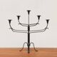 Brutalist Metal Candle Holder