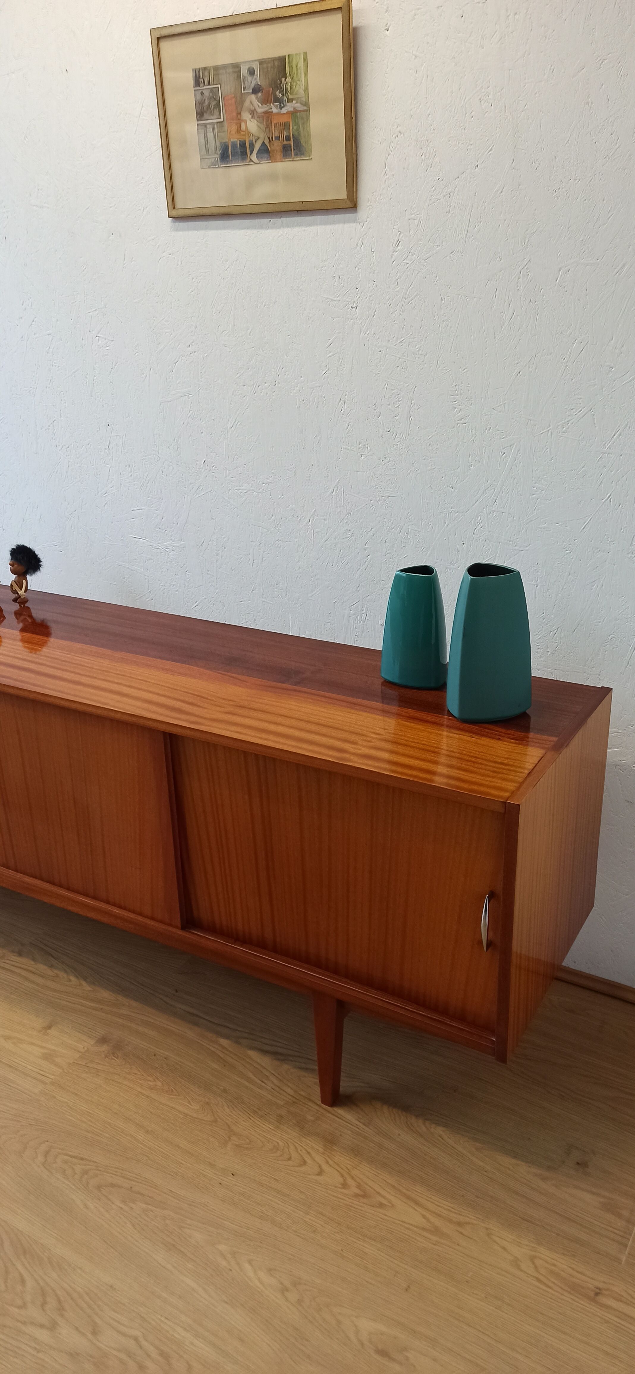 Modernist long sideboard of the 1970s