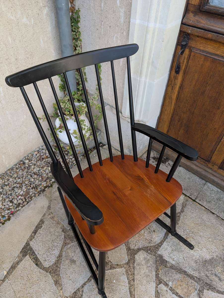 Vintage Scandinavian rocking chair