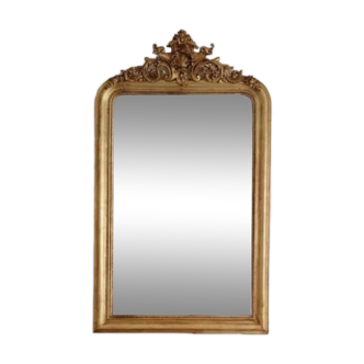 Large Louis Philippe Style Golden Mirror