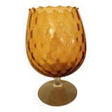 GLASS SHAPED STANDED VASE