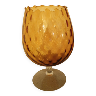 GLASS SHAPED STANDED VASE