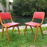 Paire de chaises Boomerang Mid-Century