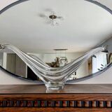 Large glass bowl Pompeii – Illuminated sculpture with free lines