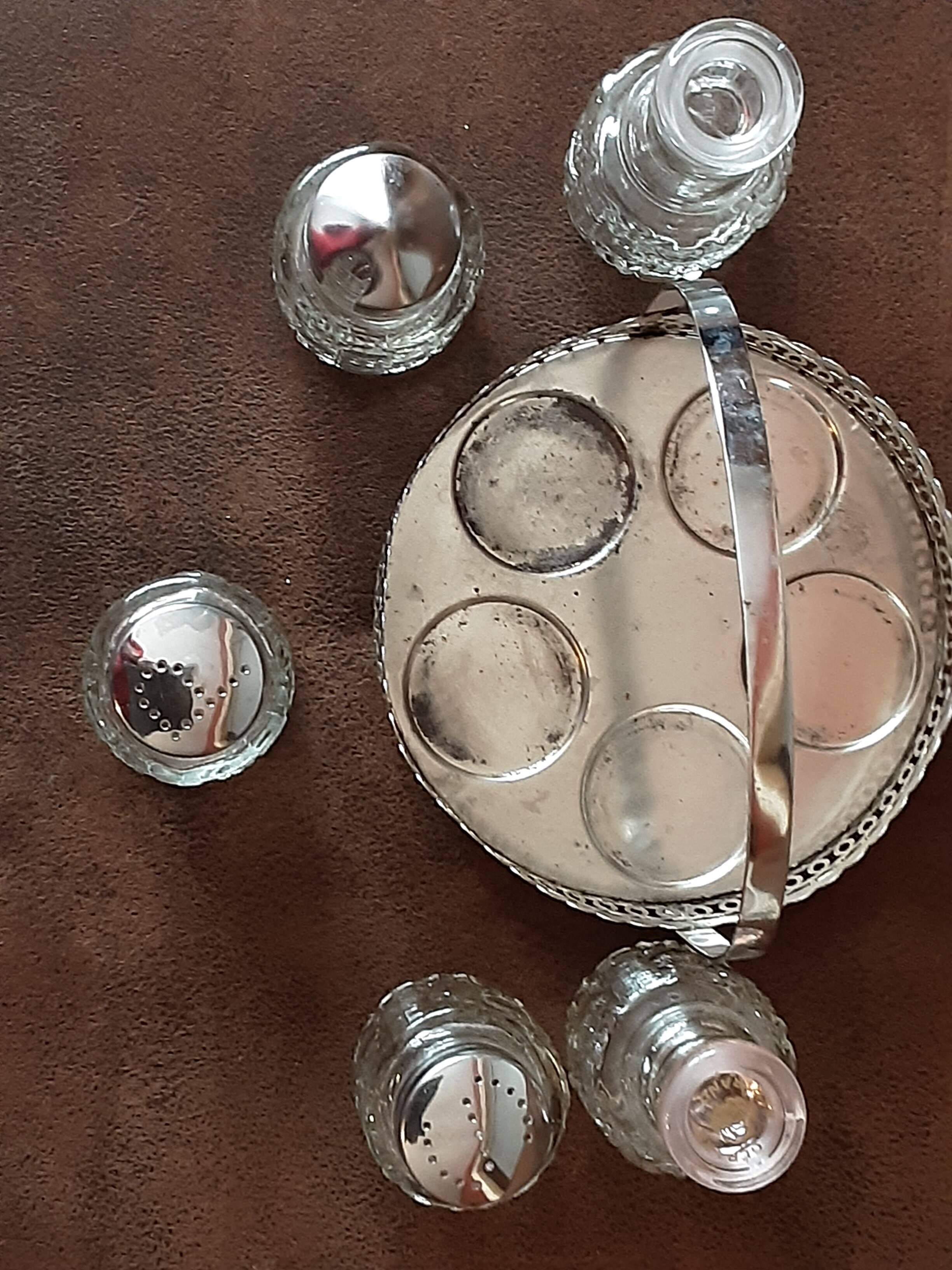 Vintage Condiment Set