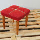 Tabouret par Uluv années 1960 Tchécoslovaquie