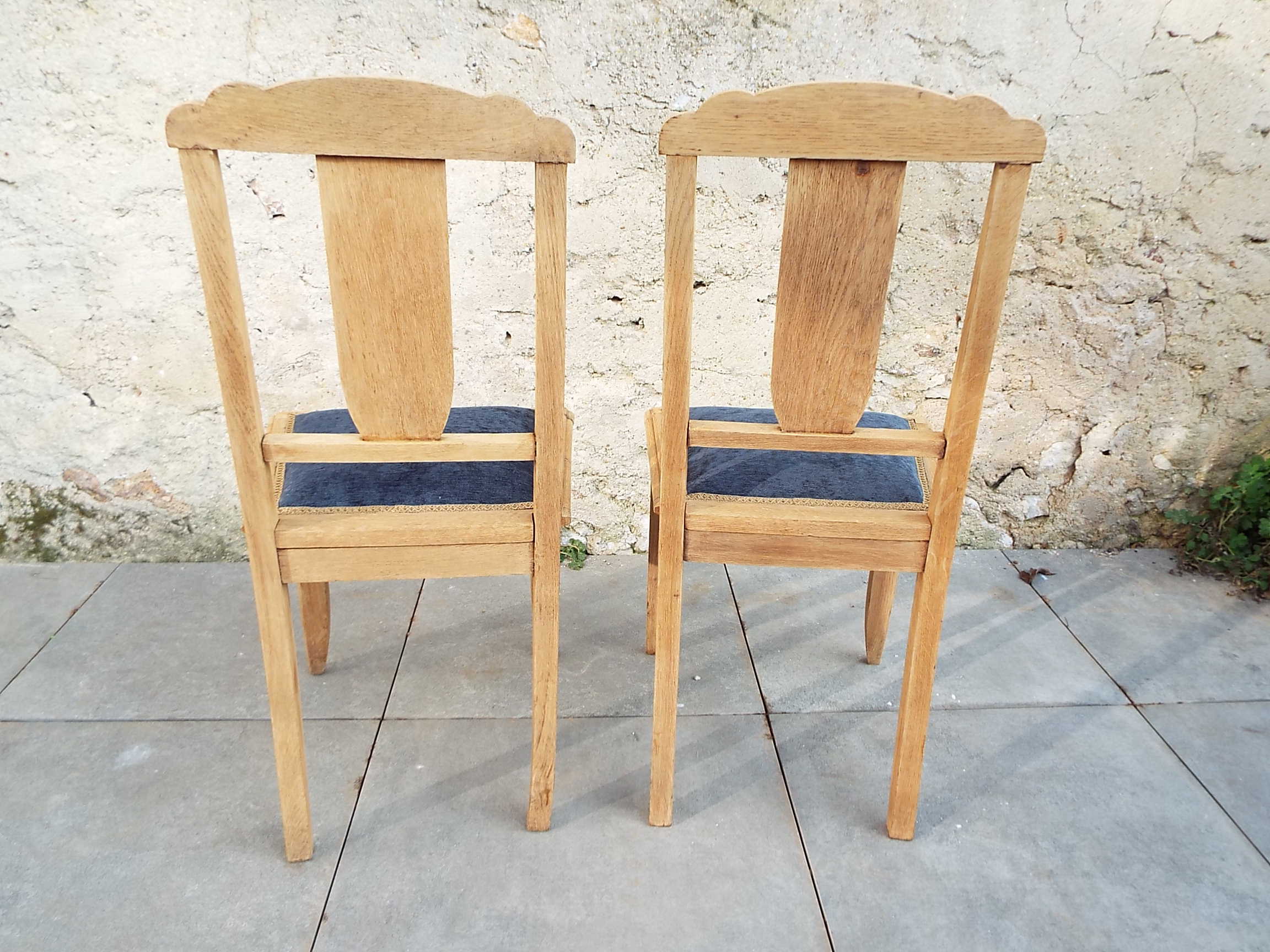 2 art deco style chairs